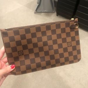Authentic Louis Vuitton Zipper clutch